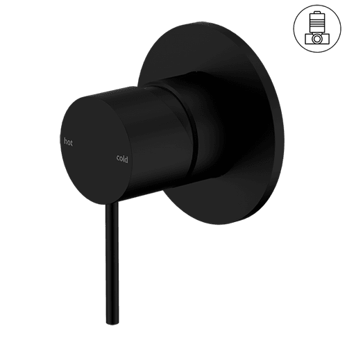 Mecca Shower Mixer 80mm Plate Matte Black