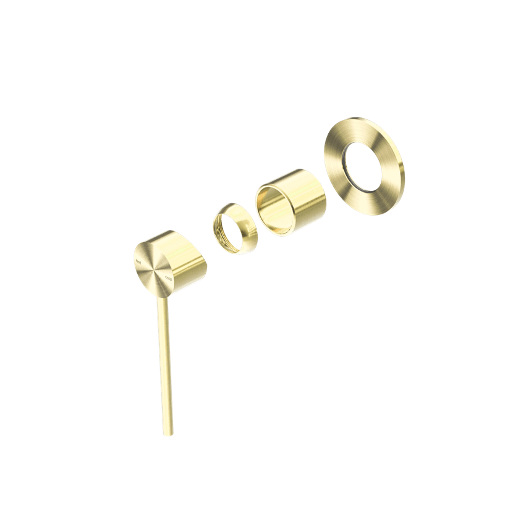 Mecca Care Shower Mixer Trim Kits Only Brushed Gold