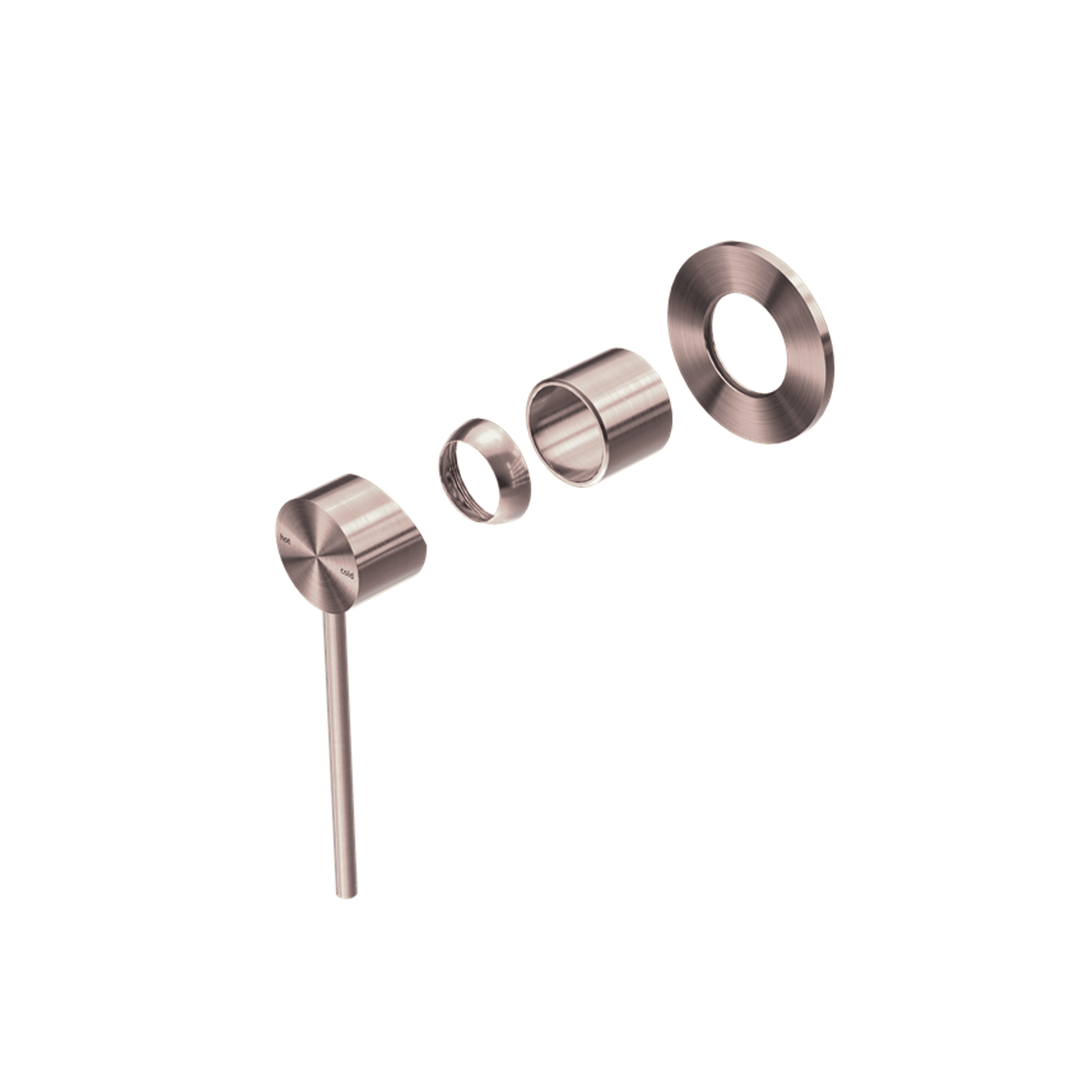 Mecca Care Shower Mixer Trim Kits Only Brushed Bronze