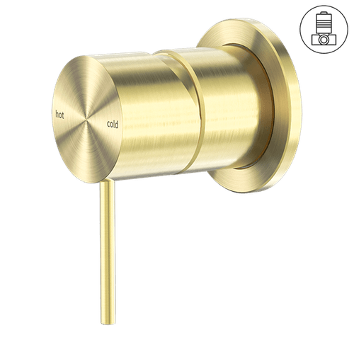 Mecca Shower Mixer 60mm Plate Brushed Gold
