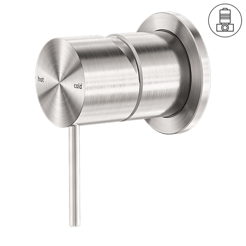 Mecca Shower Mixer 60mm Plate Brushed Nickel