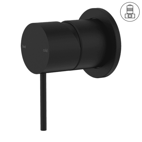 Mecca Shower Mixer 60mm Plate Matte Black