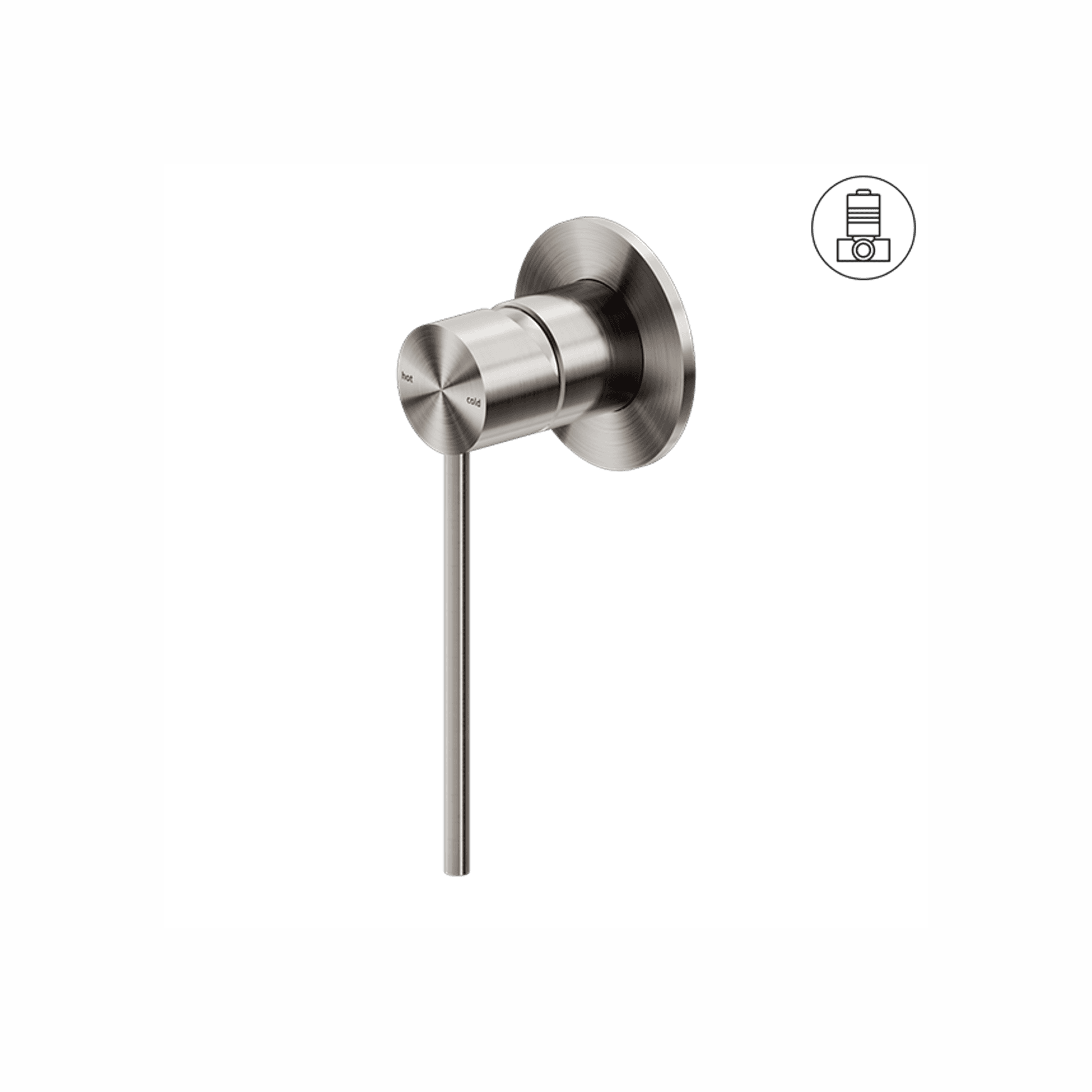 Mecca Care Shower Mixer Brushed Nickel