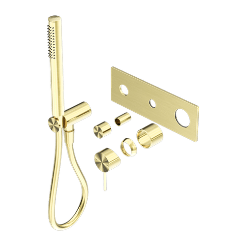 Mecca Shower Mixer Divertor System Trim Kits Only Brushed Gold