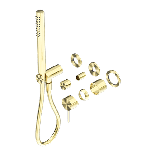 Mecca Shower Mixer Divertor System Separate Back Plate Trim Kits Only Brushed Gold