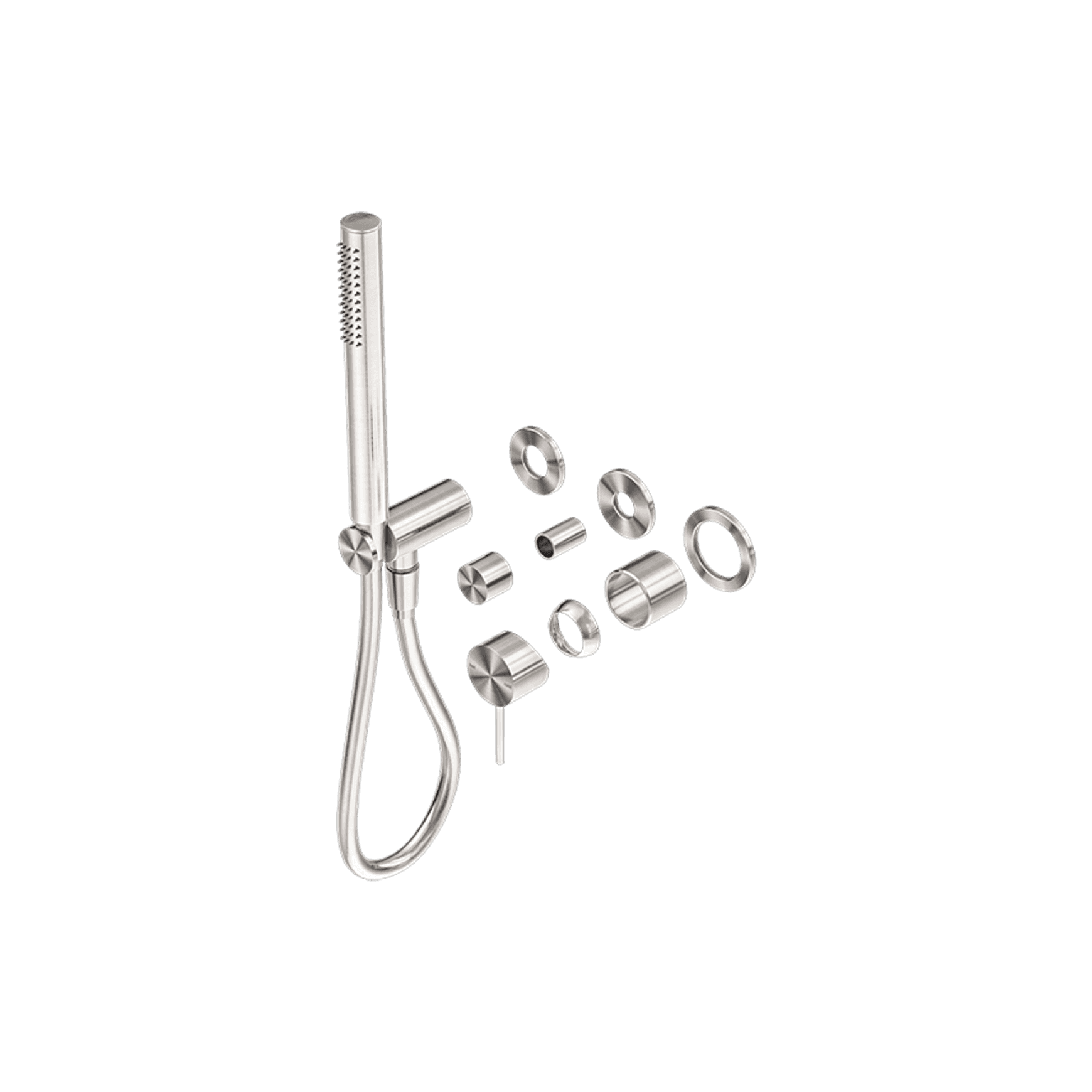 Mecca Shower Mixer Divertor System Separate Back Plate Trim Kits Only Brushed Nickel