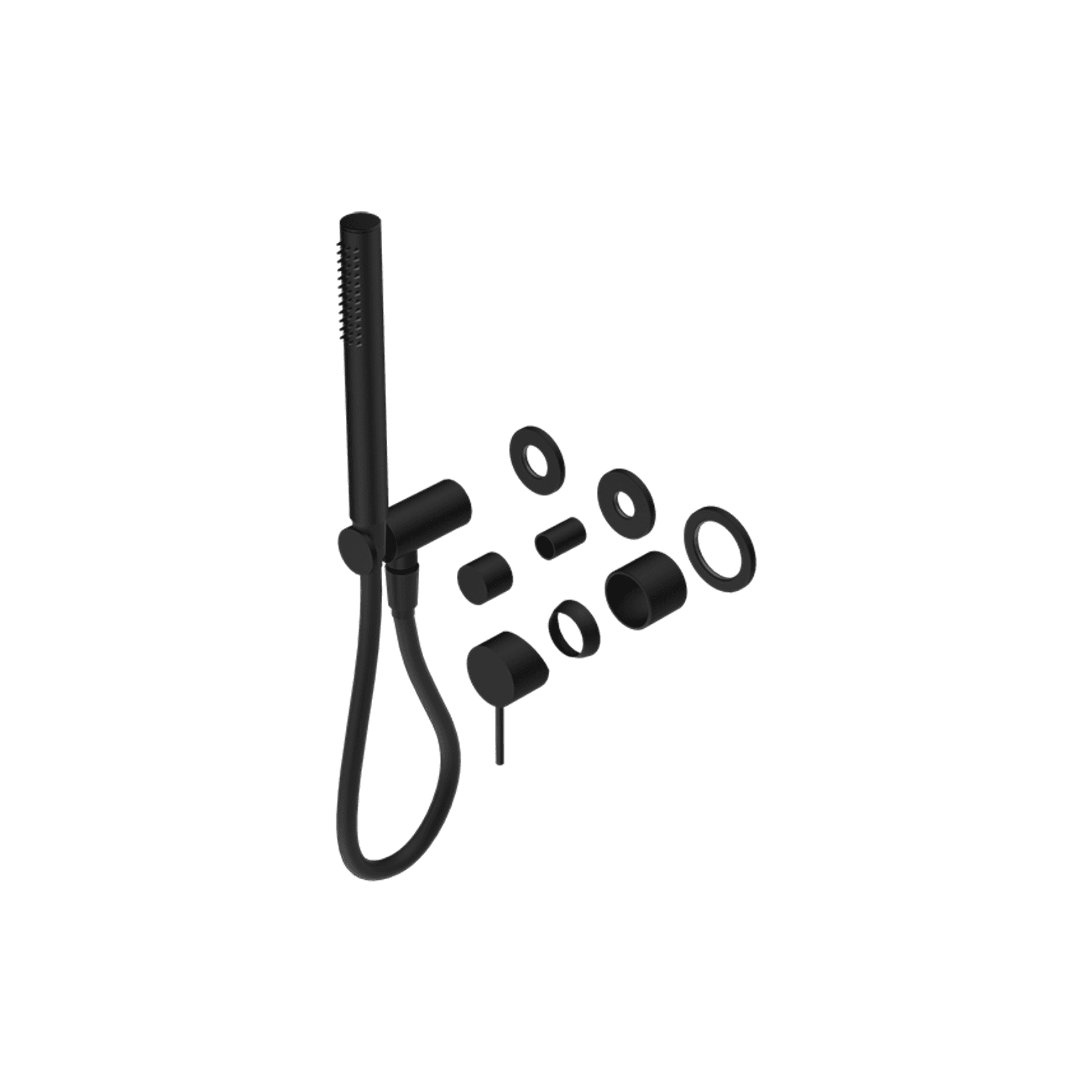 Mecca Shower Mixer Divertor System Separate Back Plate Trim Kits Only Matte Black