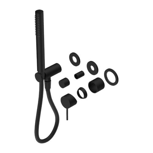 Mecca Shower Mixer Divertor System Separate Back Plate Trim Kits Only Matte Black