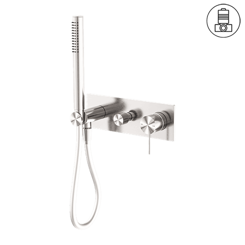 Mecca Shower Mixer Divertor System Brushed Nickel