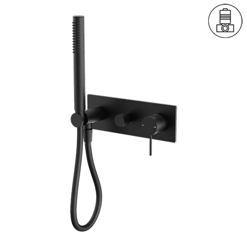 Mecca Shower Mixer Divertor System Matte Black