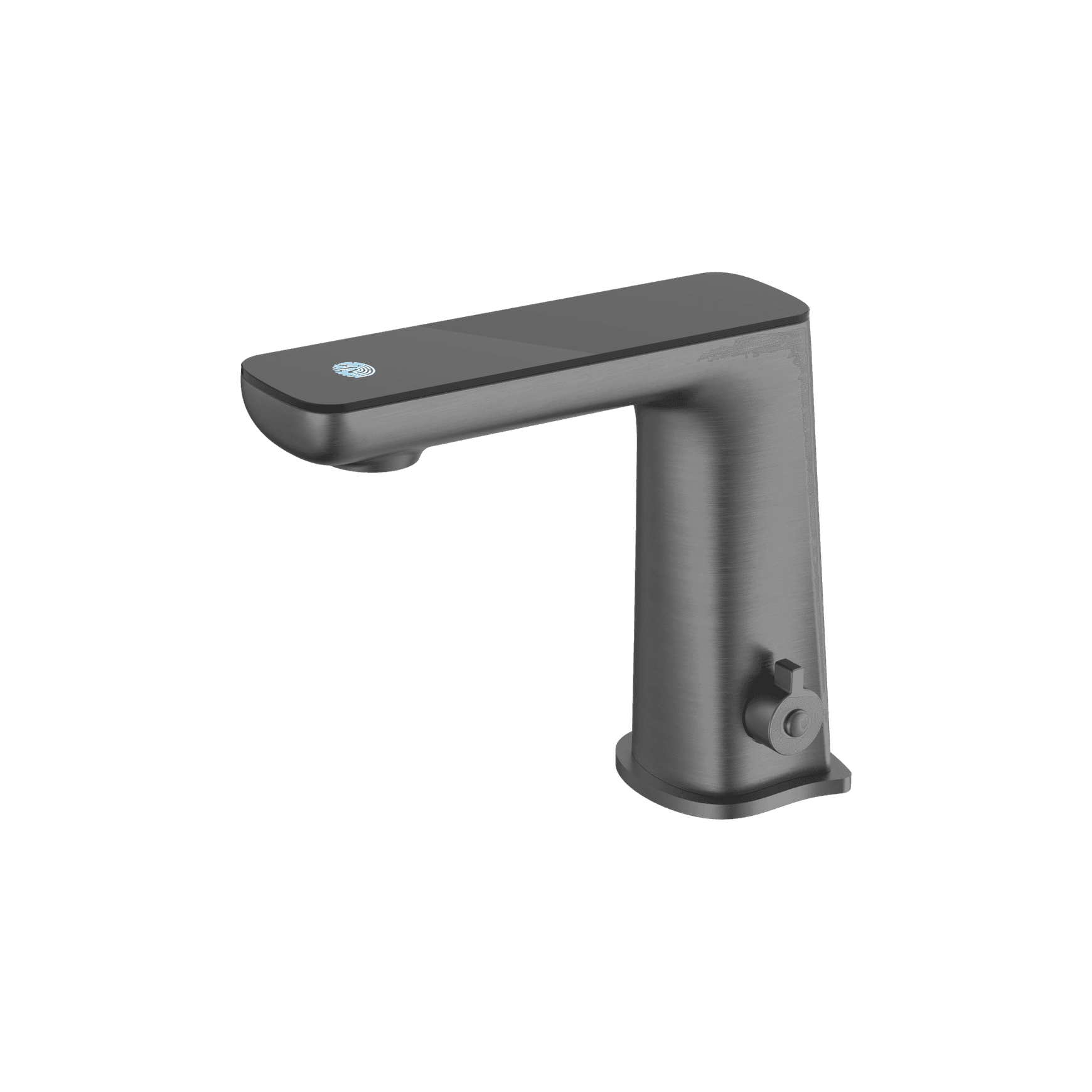 Claudia Sensor Mixer With Black Top Display Gun Metal