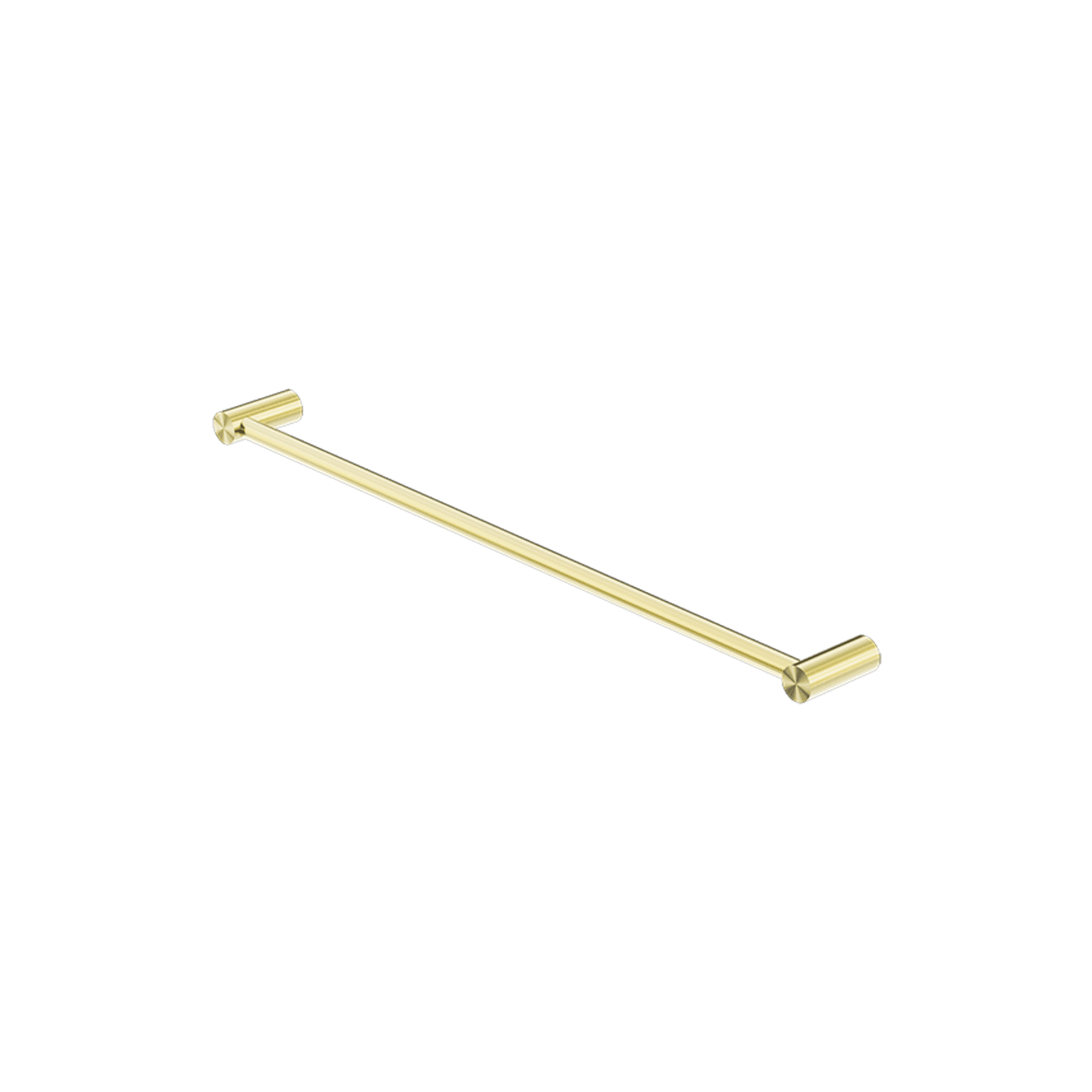 New Mecca Single Towel Rail 600mm Brushed Gold