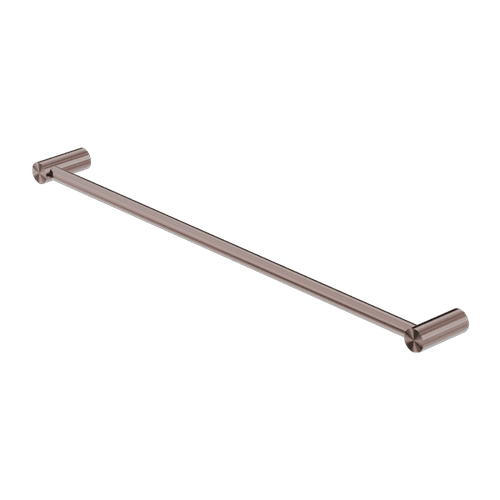 New Mecca Single Towel Rail 800mm Brushed Bronze