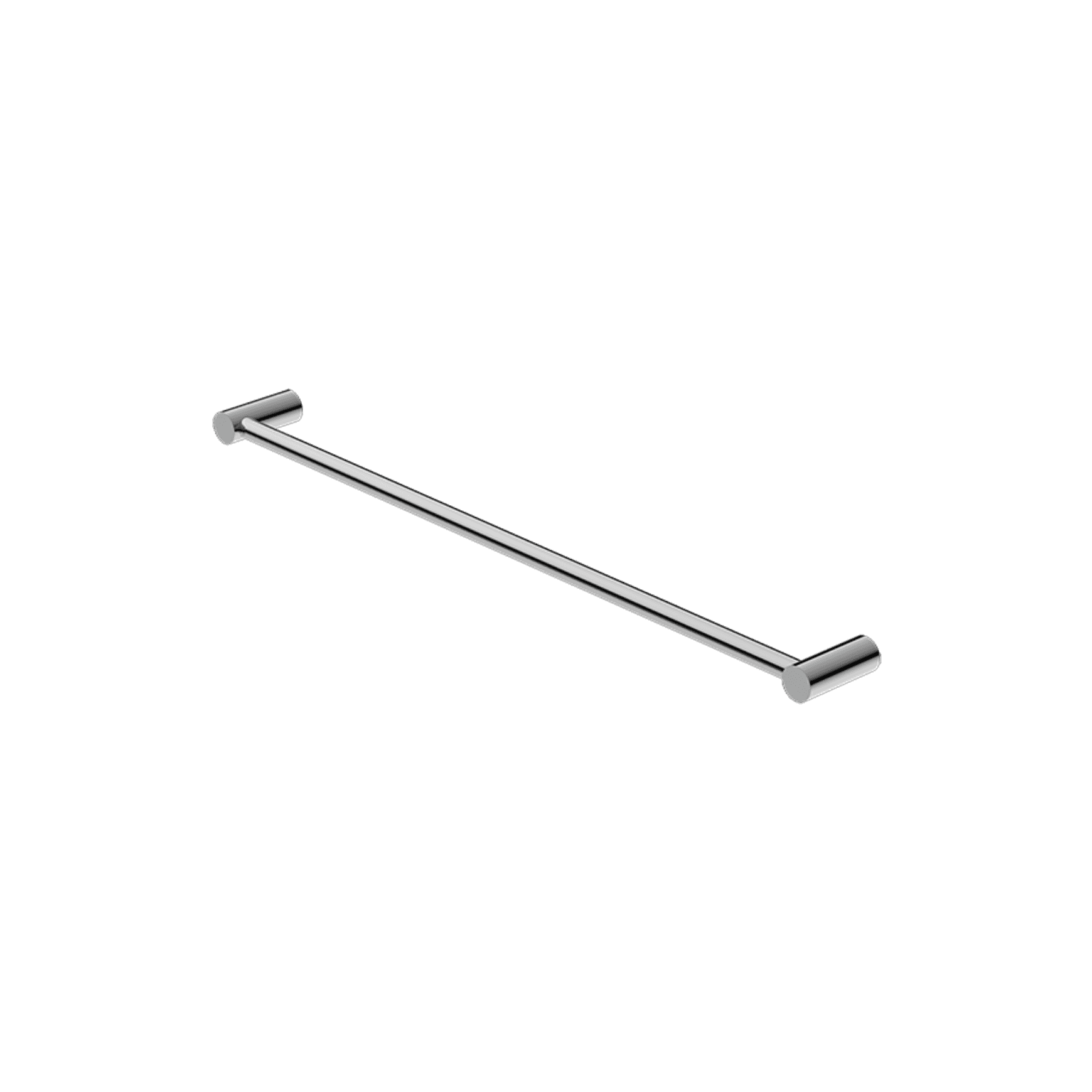 New Mecca Single Towel Rail 600mm Chrome