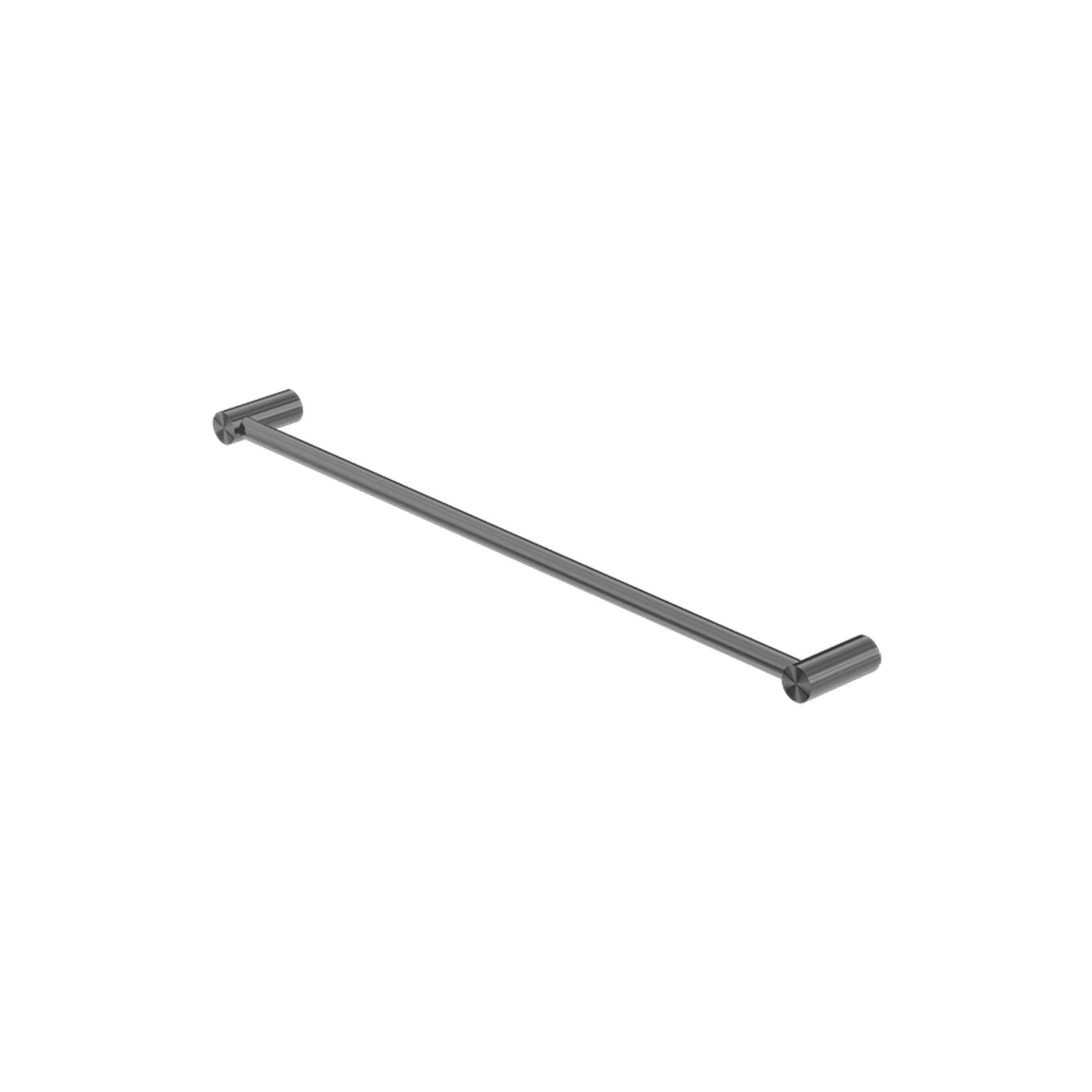 New Mecca Single Towel Rail 600mm Gun Metal