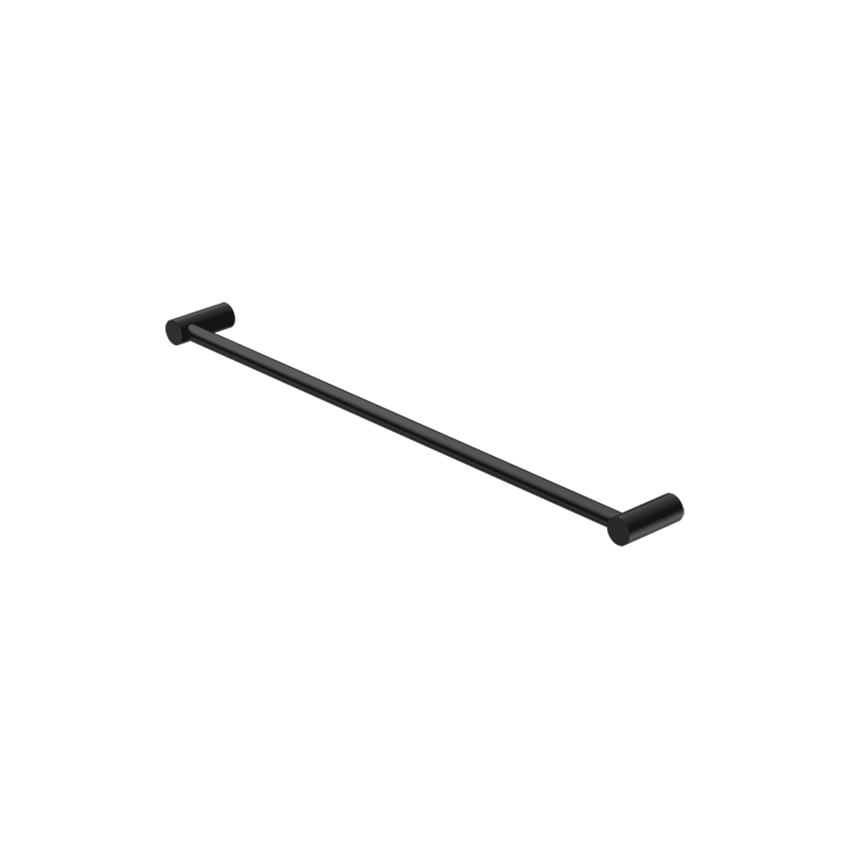 New Mecca Single Towel Rail 600mm Matte Black