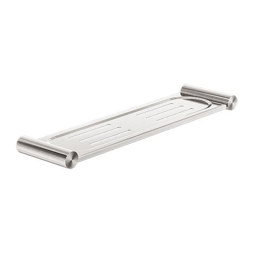 New Mecca Metal Shower Shelf Brushed Nickel
