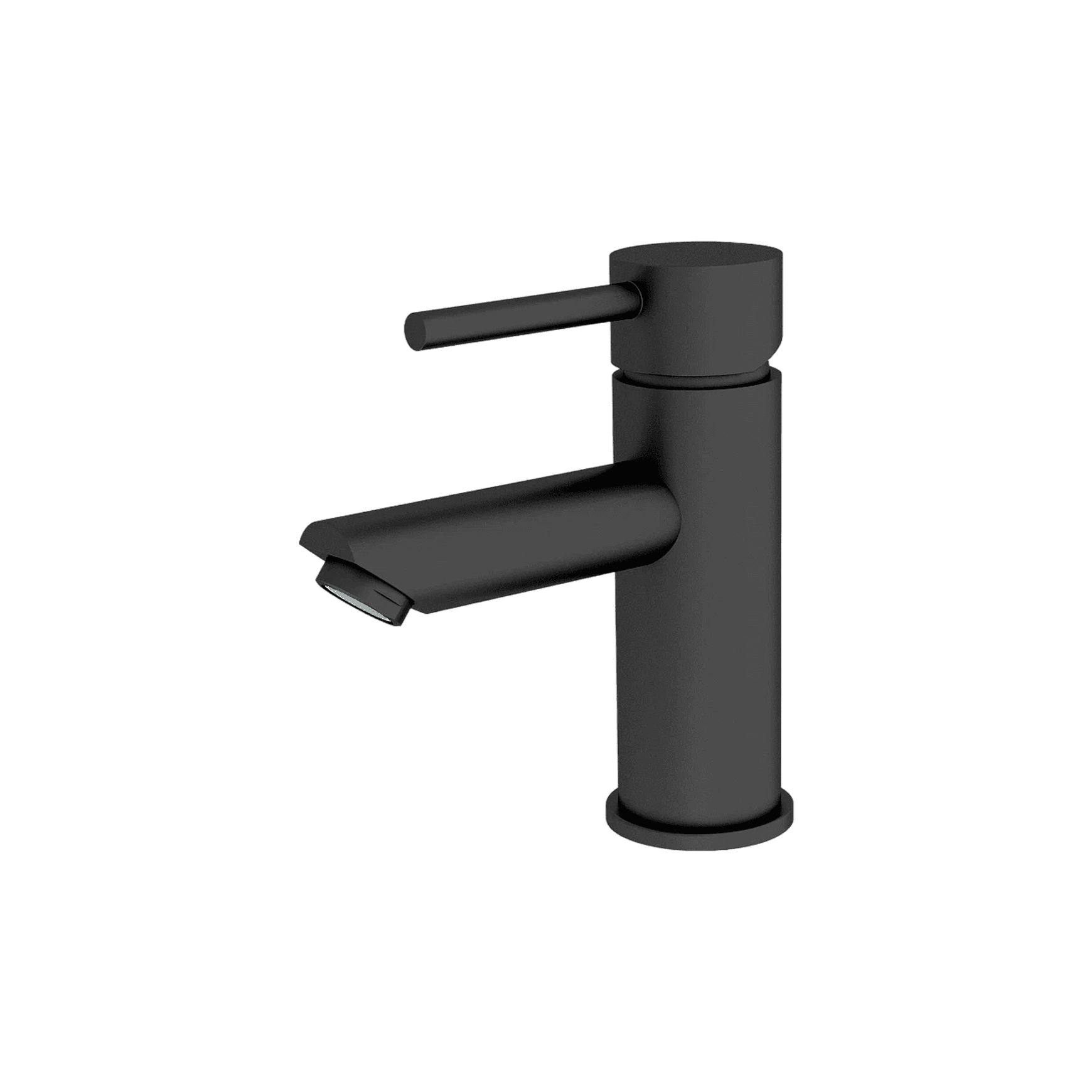 Dolce Basin Mixer Straight Spout Matte Black