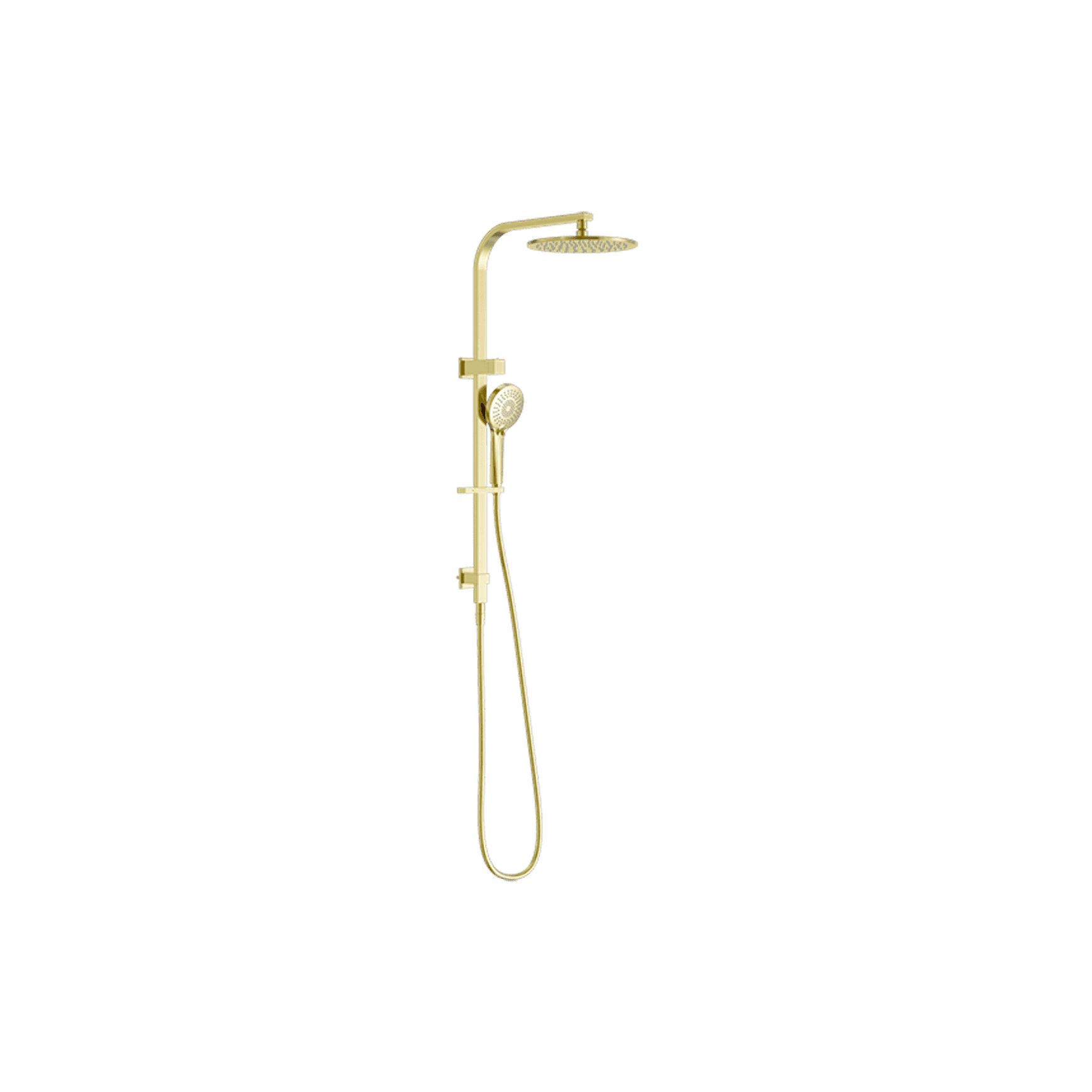 Bianca Twin Shower | Brushed Gold