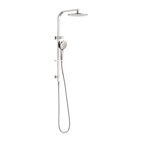 Bianca Twin Shower | Brushed Nickel