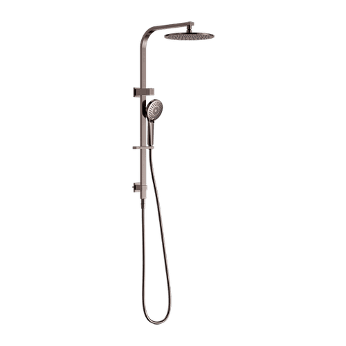 Bianca Twin Shower | Brushed Bronze