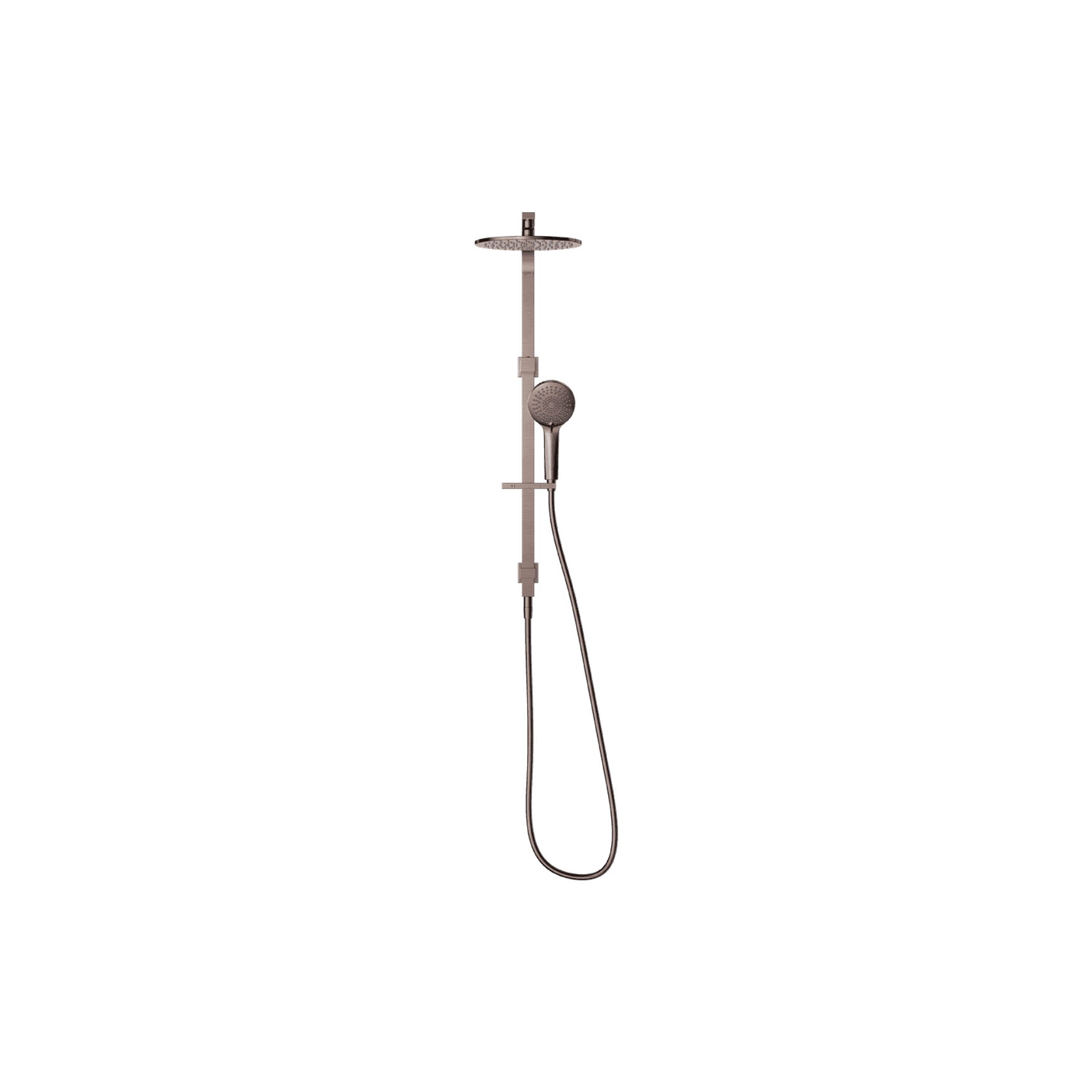 Bianca Twin Shower | Brushed Bronze