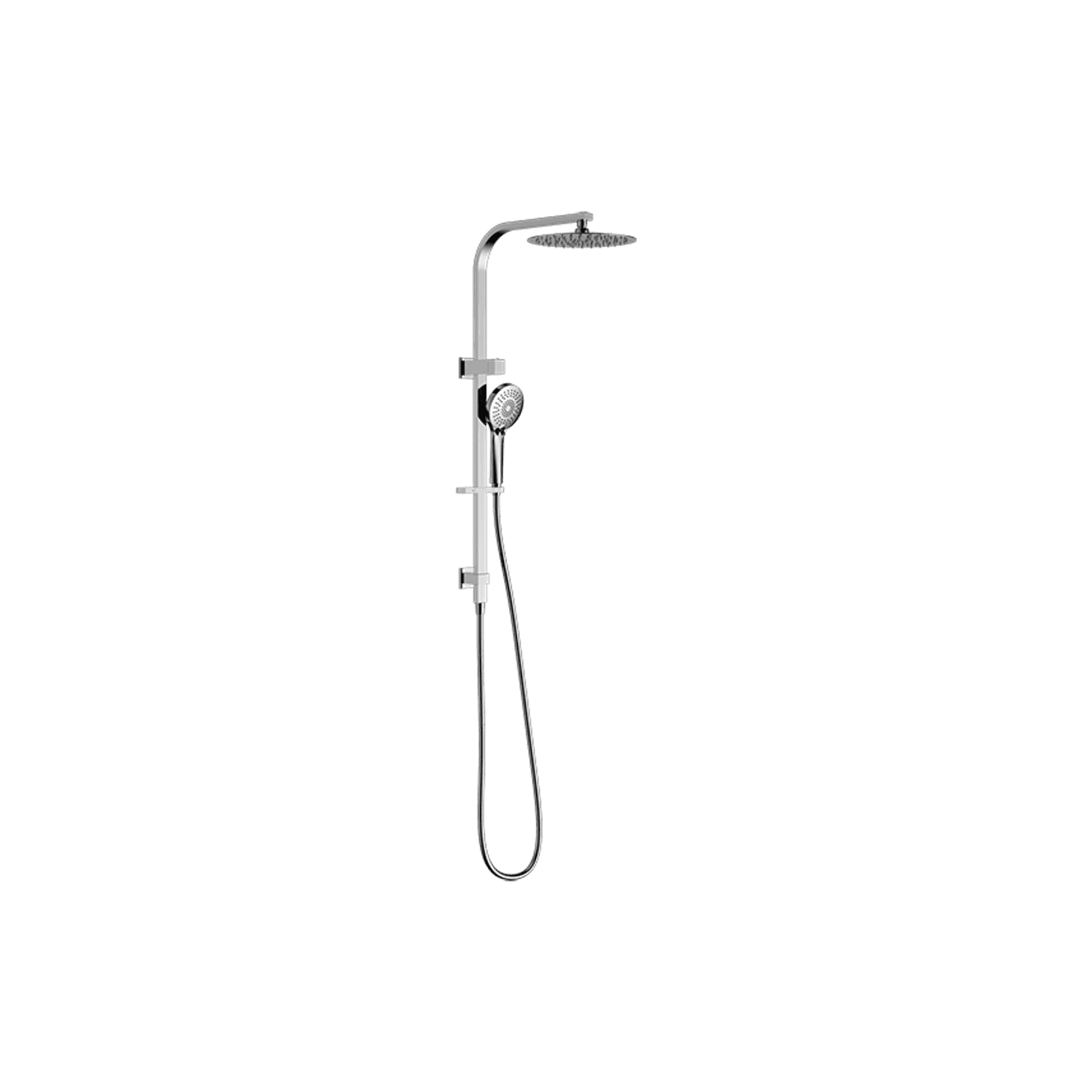 Bianca Twin Shower | Chrome