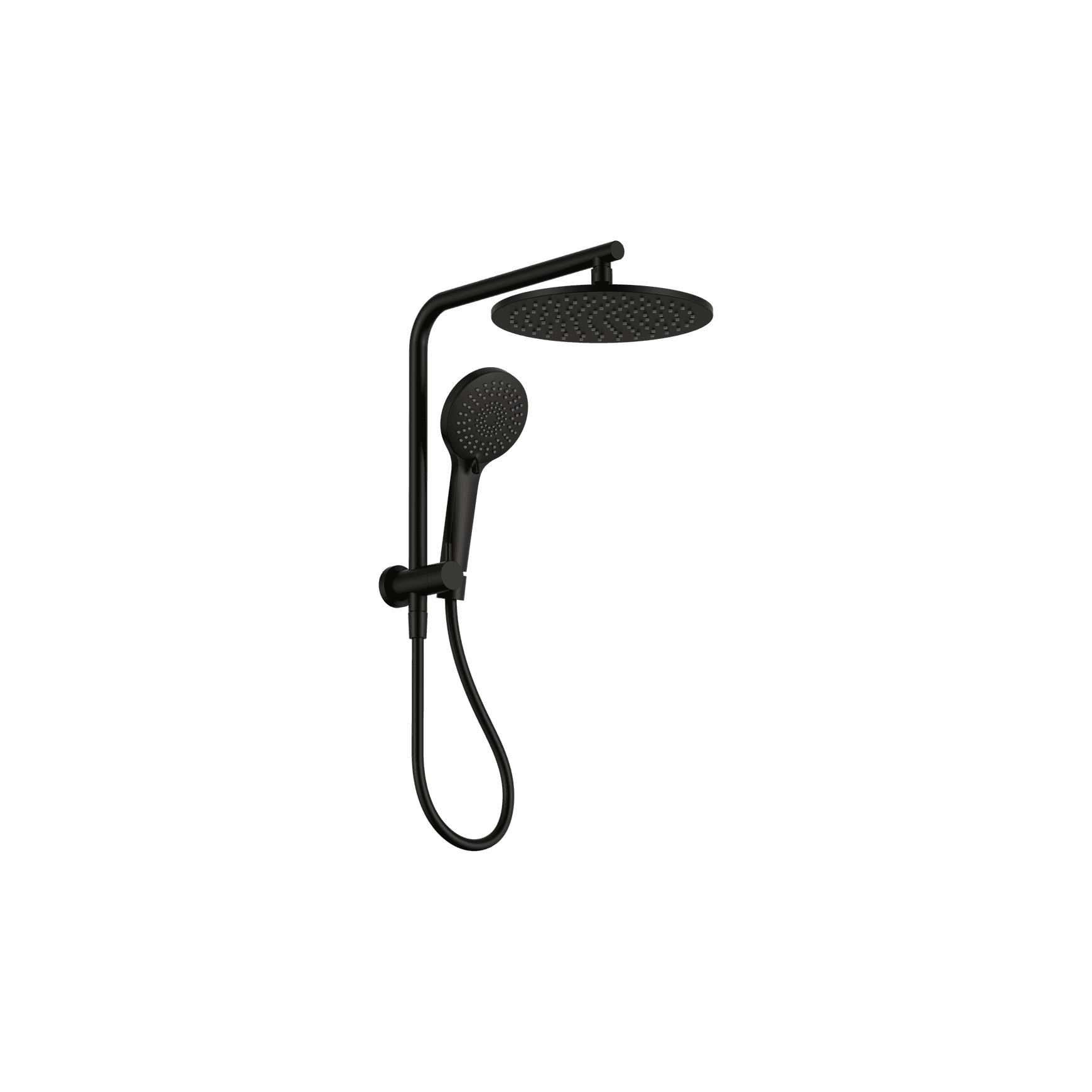 Mecca 2 In 1 Twin Shower Matte Black