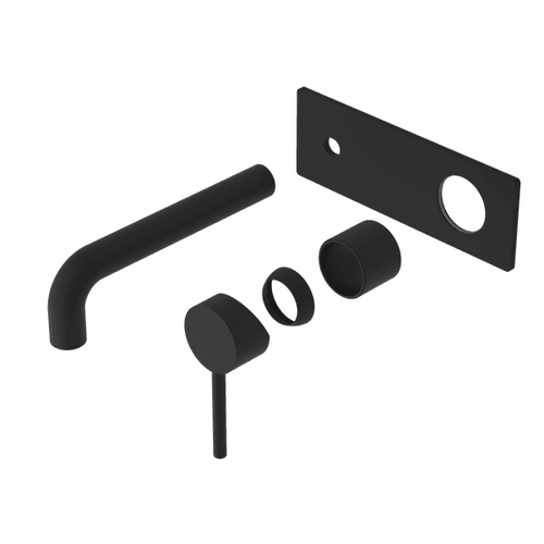Dolce Wall Basin/Bath Mixer Trim Kits Only Matte Black