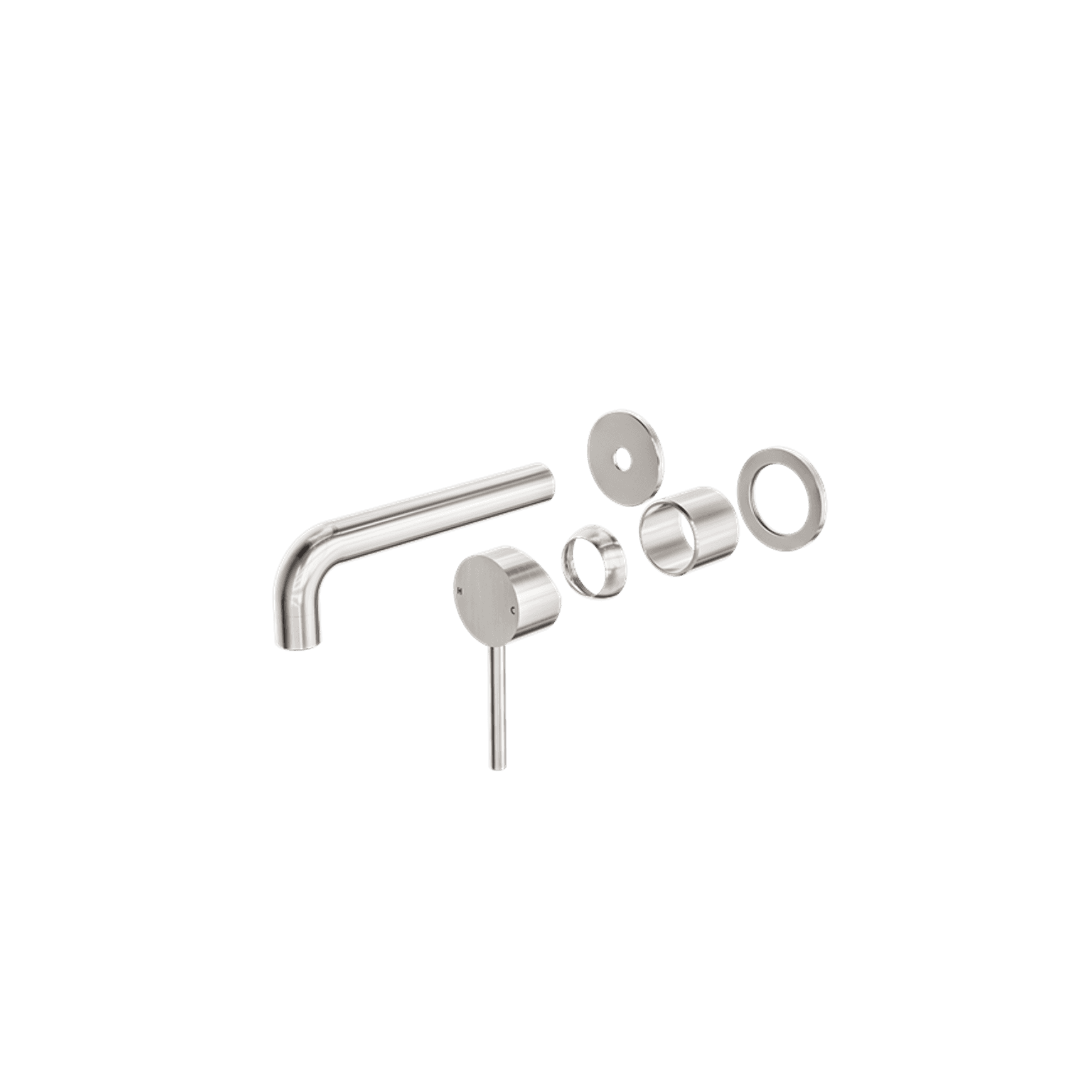 Dolce Wall Basin/Bath Mixer Separate Back Plate Trim Kits Only Brushed Nickel