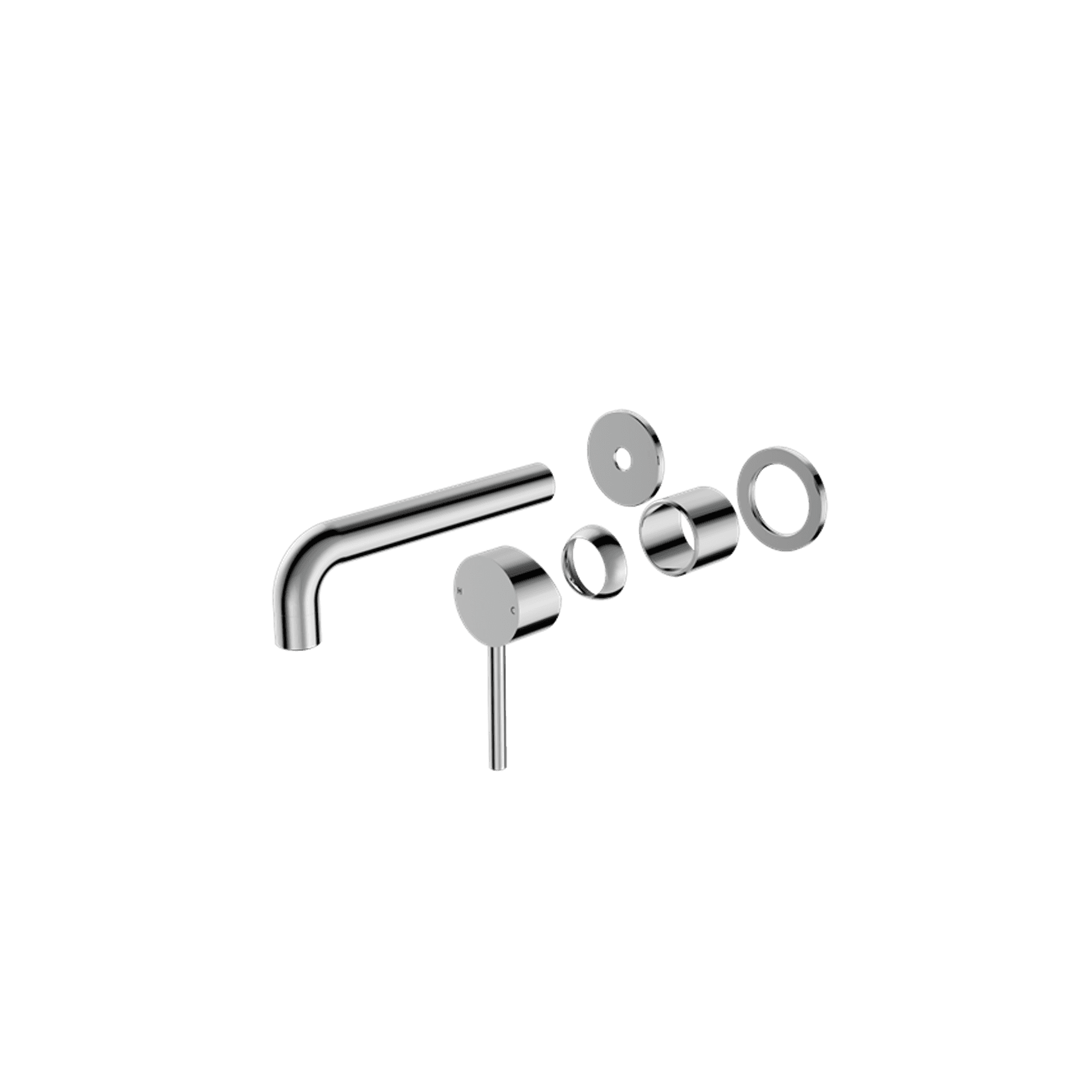 Dolce Wall Basin/Bath Mixer Separate Back Plate Trim Kits Only Chrome