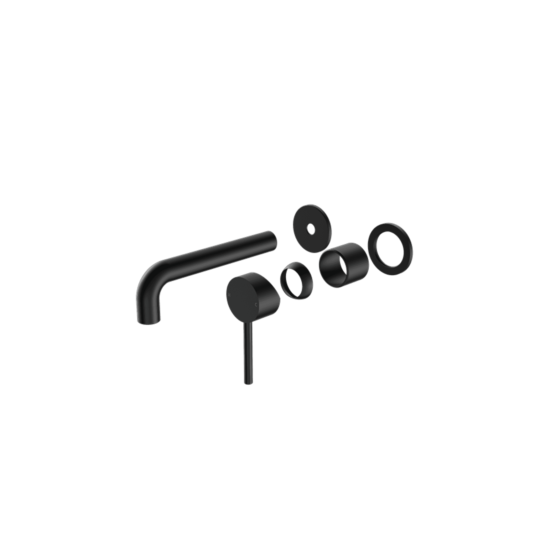 Dolce Wall Basin/Bath Mixer Separate Back Plate Trim Kits Only Matte Black