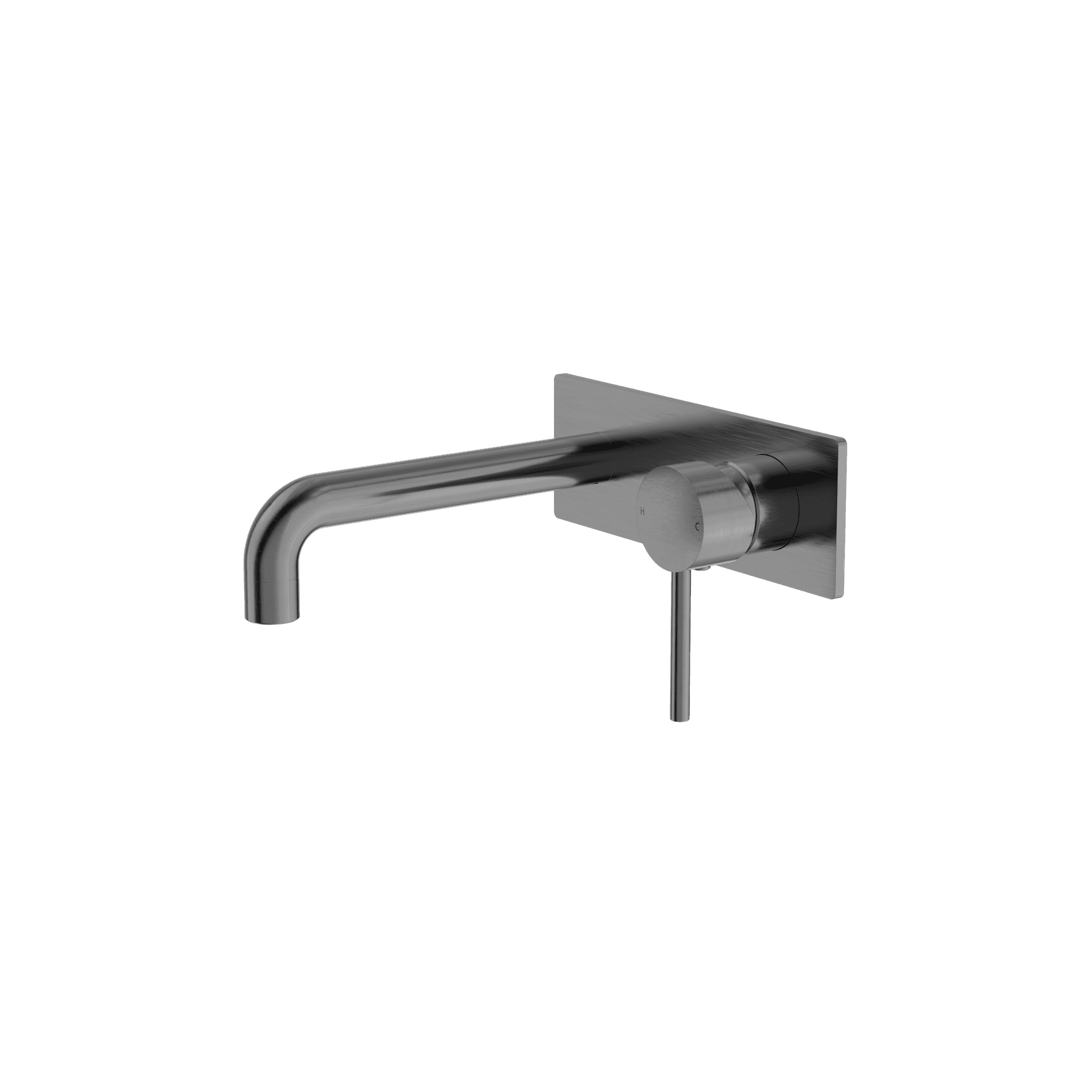 Dolce Wall Basin/Bath Mixer Gun Metal