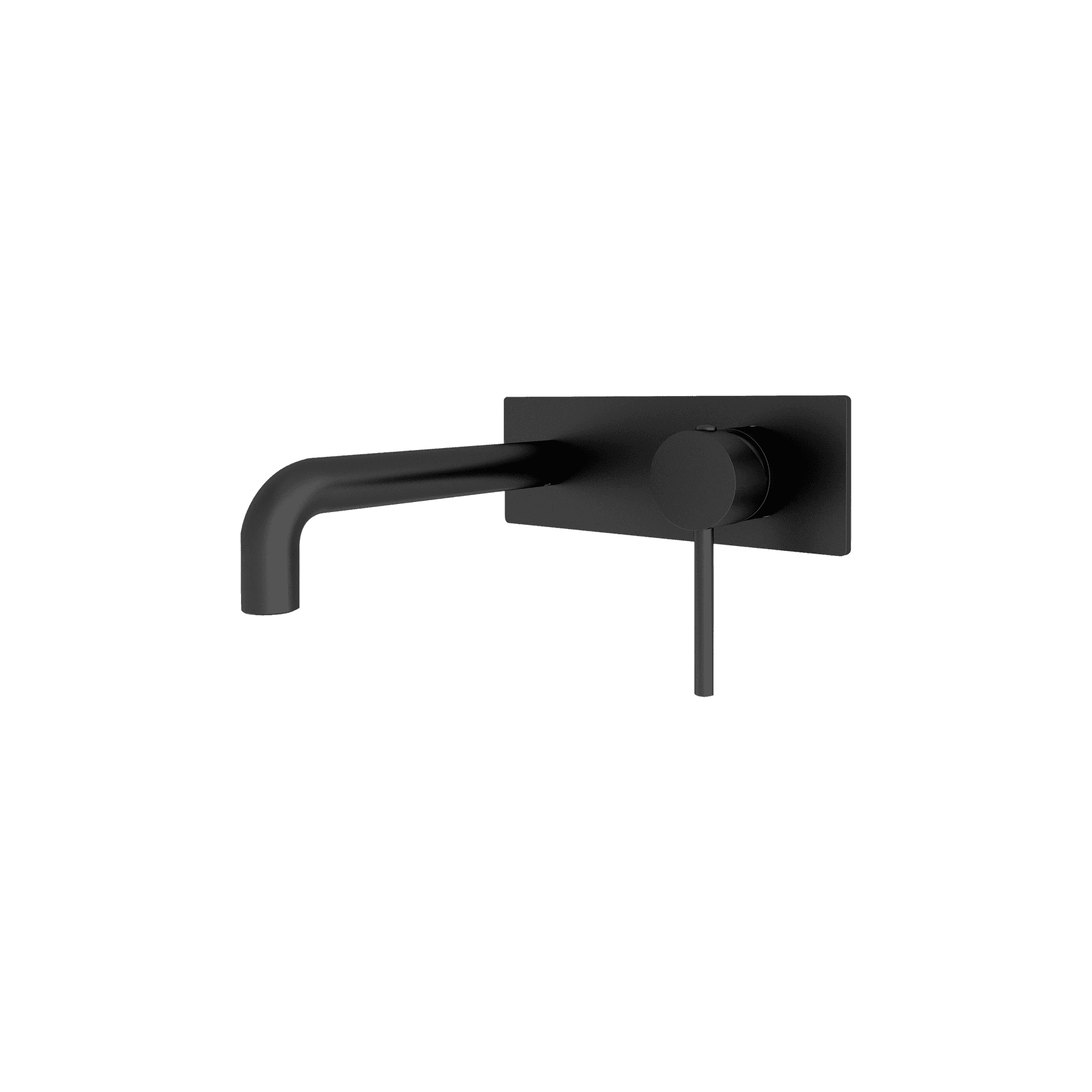 Dolce Wall Basin/Bath Mixer Matte Black