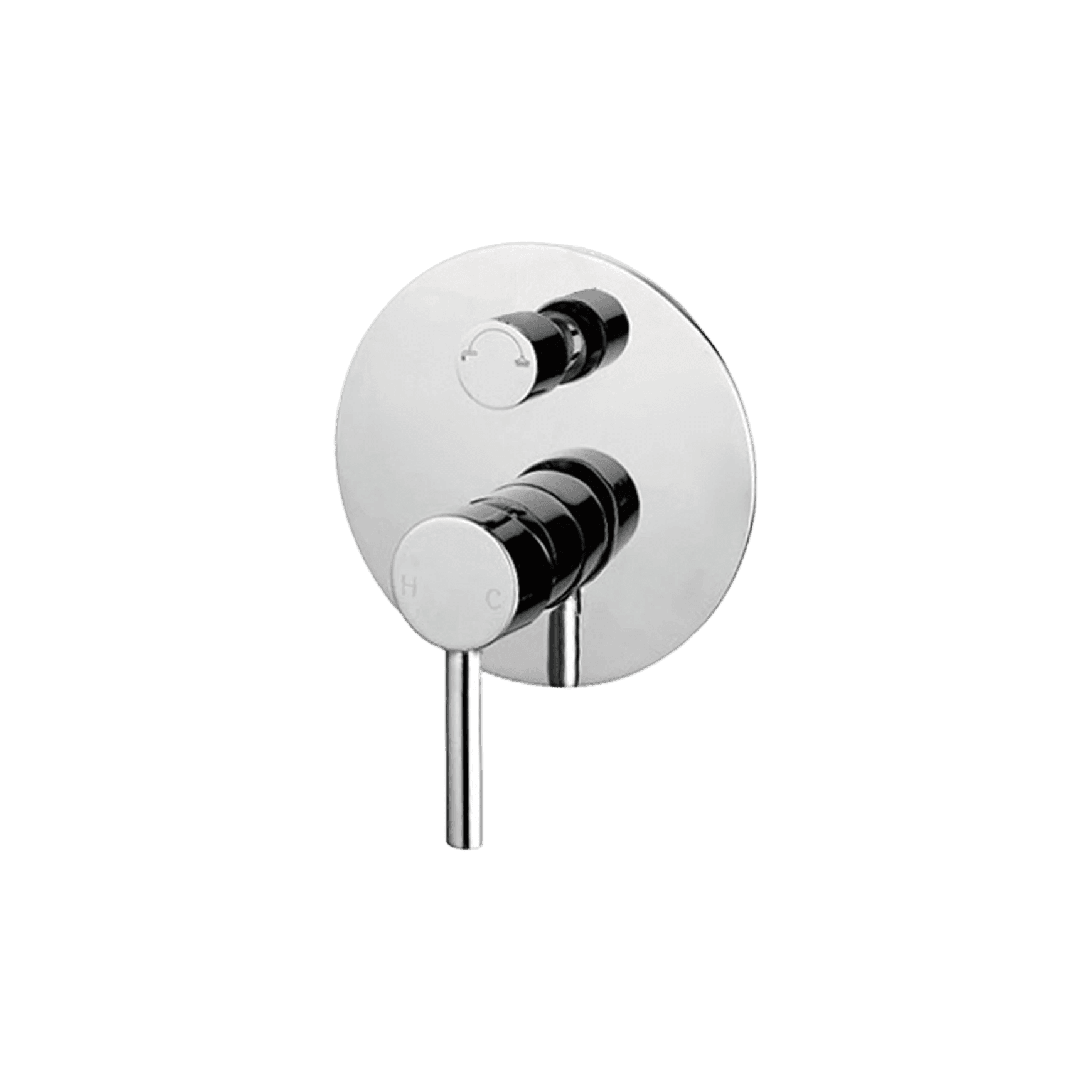 Dolce Shower Mixer With Diverter Chrome
