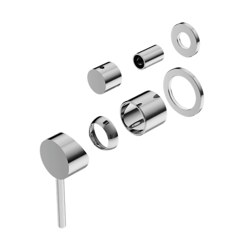 Dolce Shower Mixer With Divertor Separate Back Plate Trim Kits Only Chrome