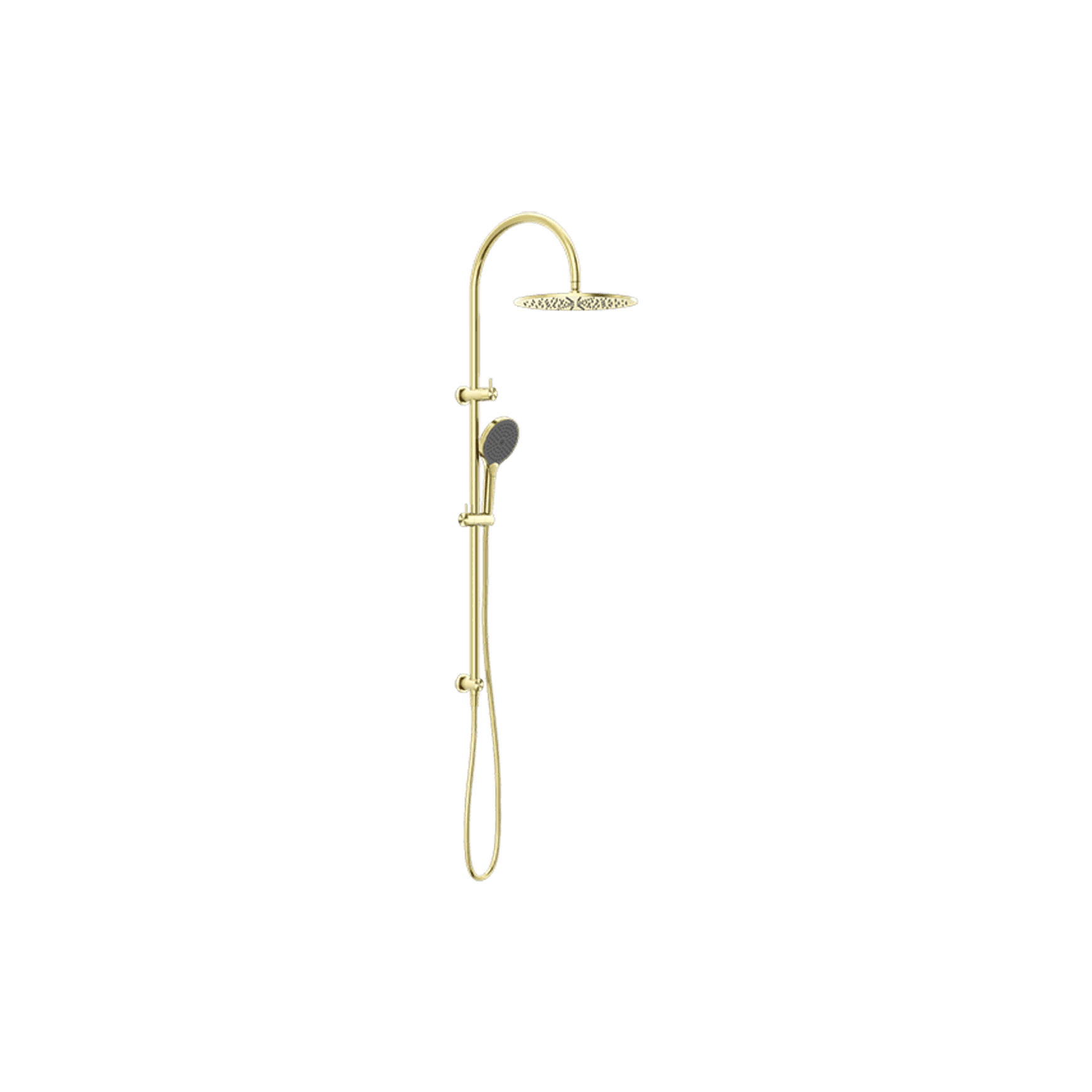 Opal Twin Shower With Air Shower II Brushed Gold