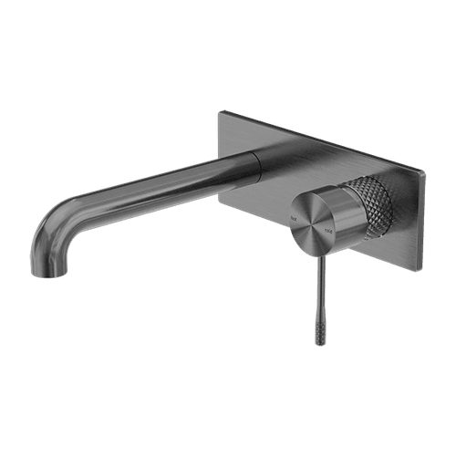 Opal Wall Basin/Bath Mixer 260mm Graphite