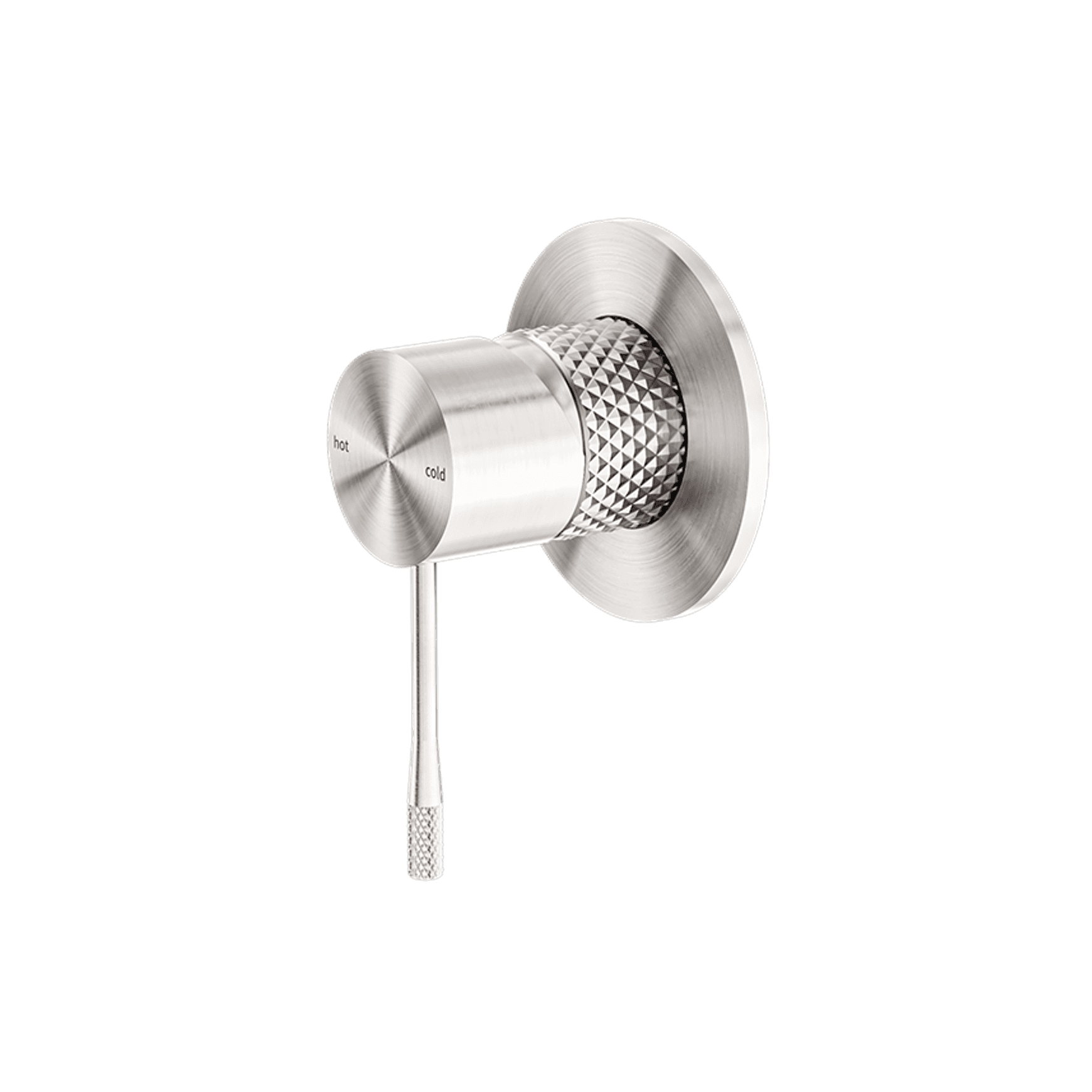 Opal Shower Mixer 80mm Plate Brushed Nickel