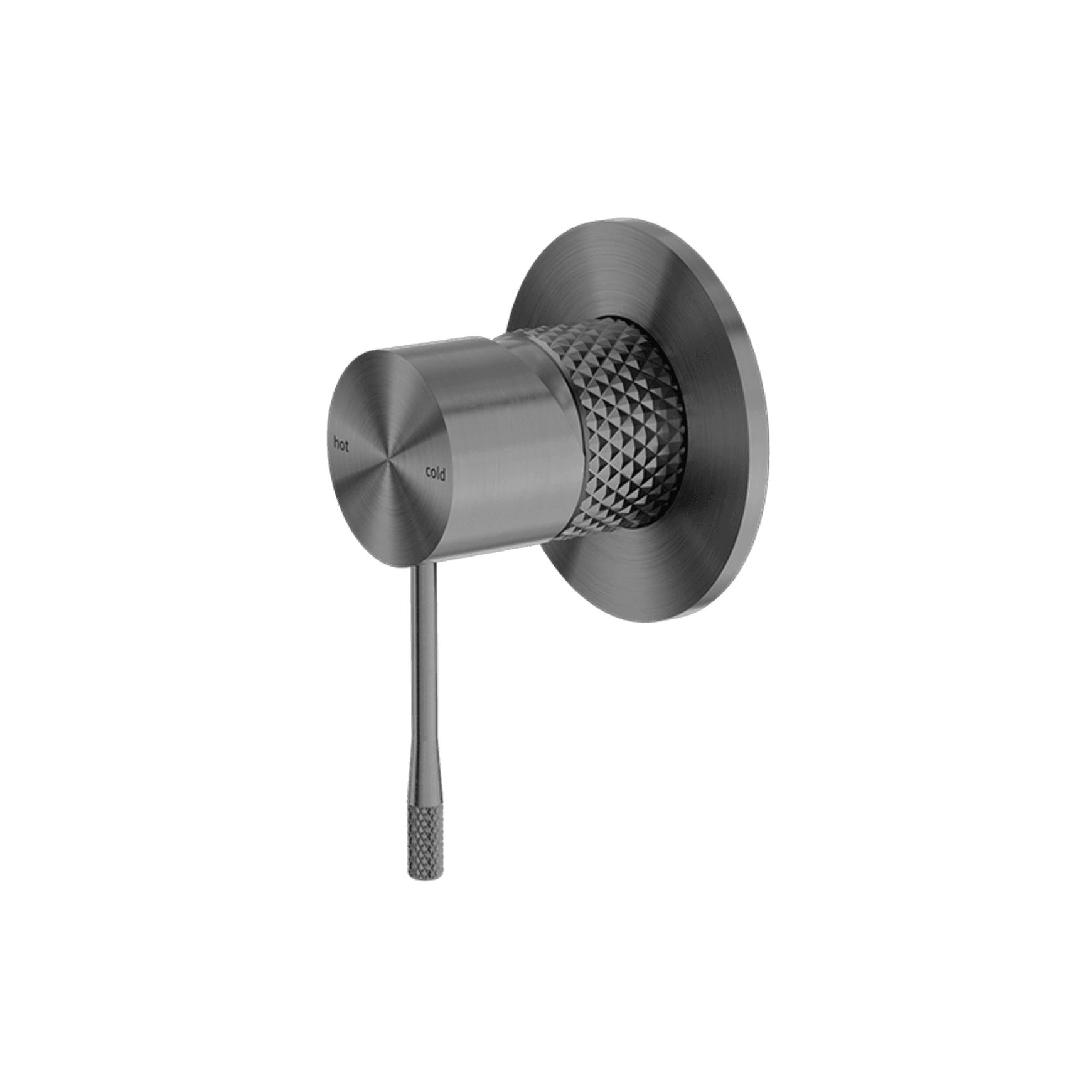 Opal Shower Mixer 80mm Plate Graphite