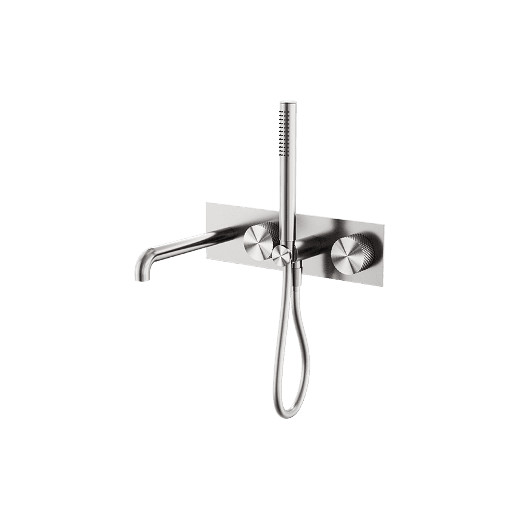 Opal Shower System With Spout 250mm Brushed Nickel