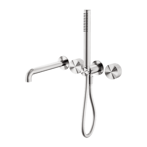 Opal Shower System Separate Plate With Spout 230mm Brushed Nickel
