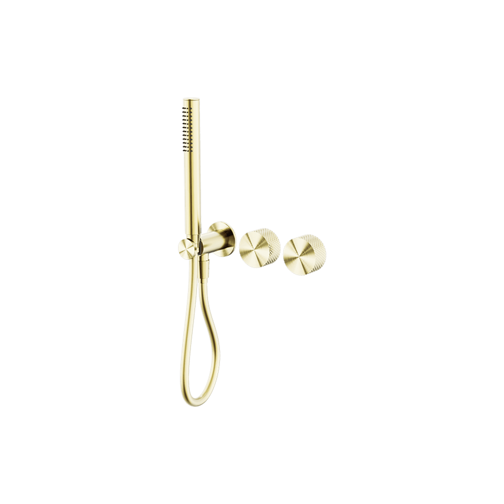 Opal Shower System Separate Plate Brushed Gold