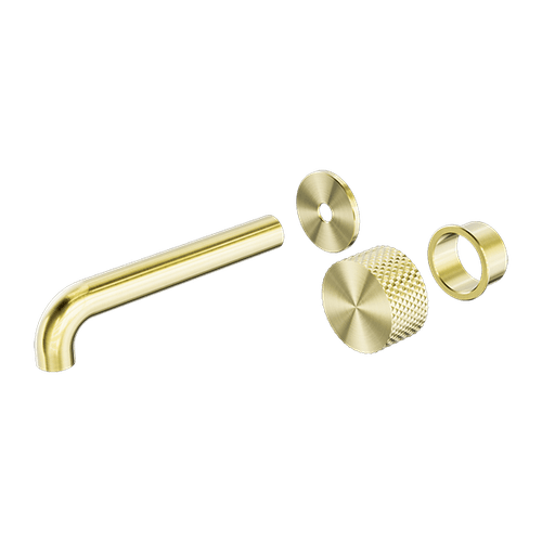 Opal Wall Basin/Bath Set 260mm Kit Brushed Gold