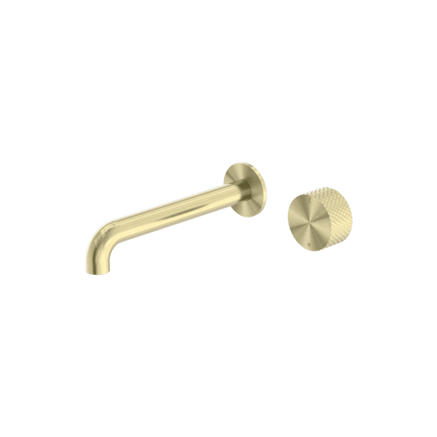 Opal Wall Basin/Bath Set 260mm Brushed Gold