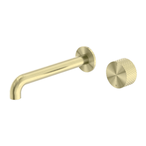 Opal Wall Basin/Bath Set 160mm Brushed Gold