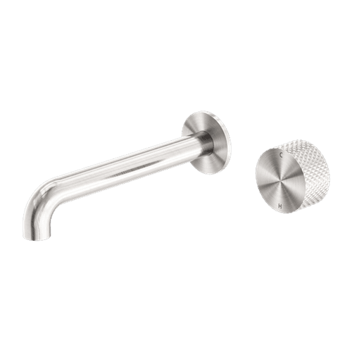 Opal Wall Basin/Bath Set 160mm Brushed Nickel