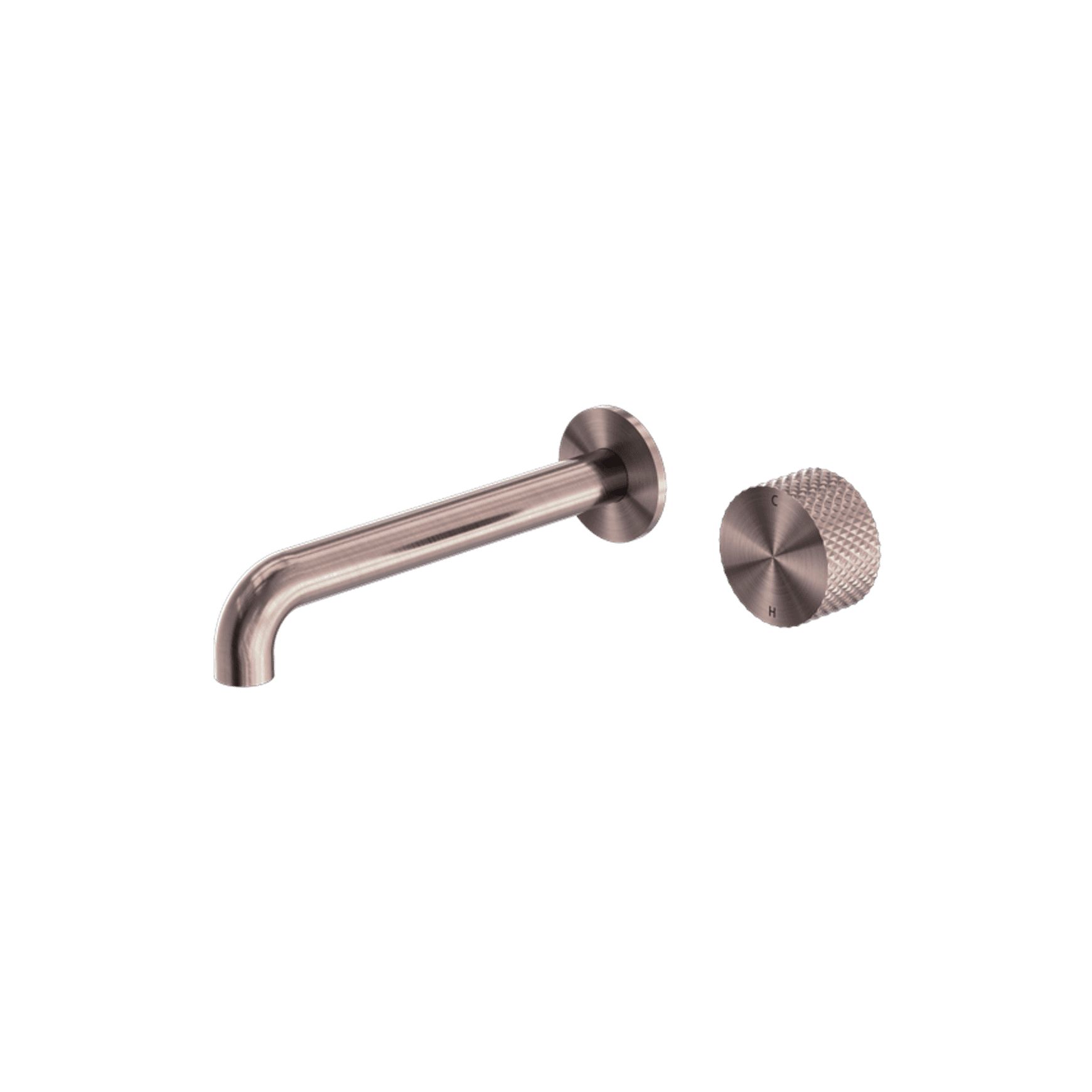 Opal Wall Basin/Bath Set 230mm Brushed Bronze