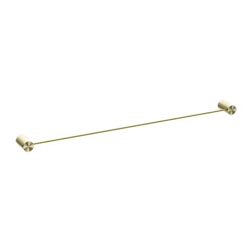Opal Single Towel Rail 800mm Brushed Gold