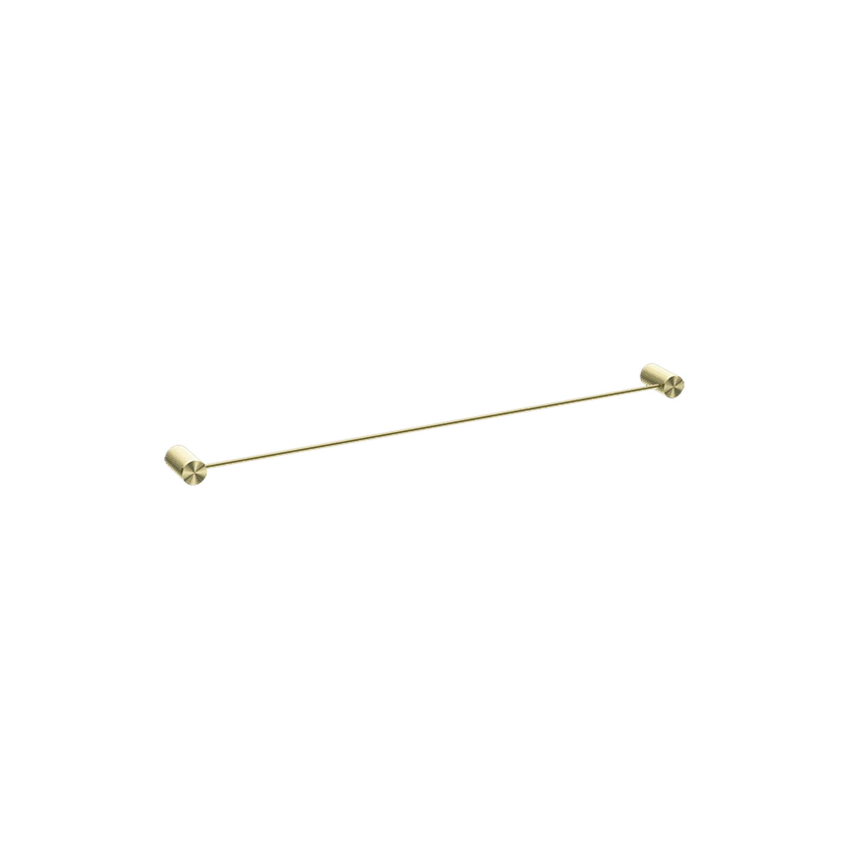 Opal Single Towel Rail 800mm Brushed Gold